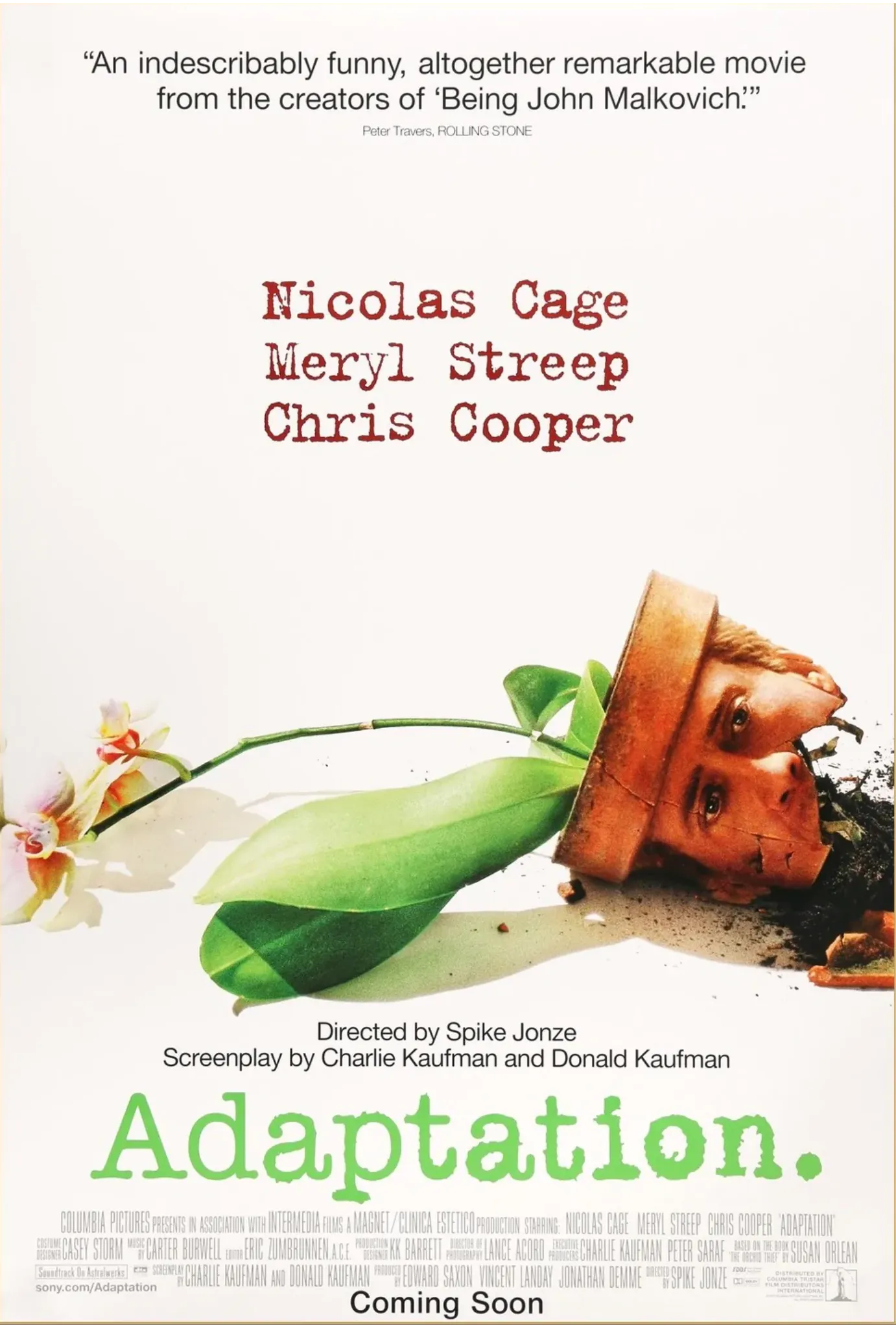 Adaptation movie poster