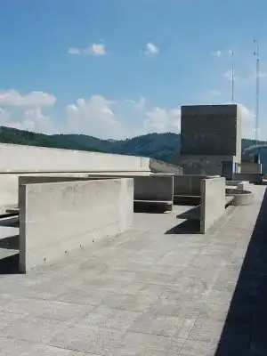 Toit plat en béton